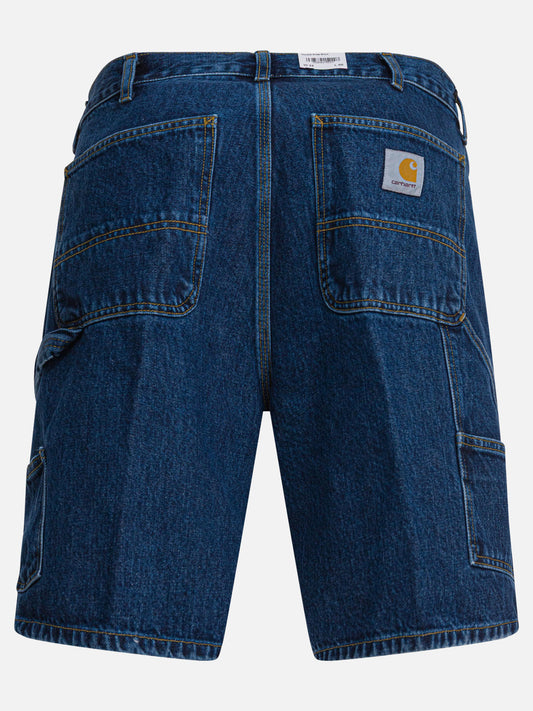 Five pockets shorts Solid colour Blue - Carhartt WIP Men | PLP | VIETTI Online Store | 2