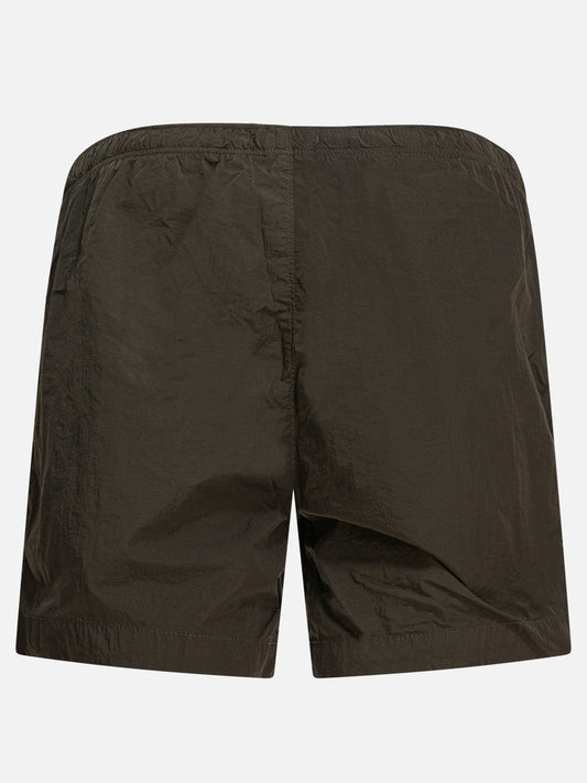Short da mare Logo Marrone - C.P. Company Uomo | PLP | VIETTI Online Store | 2