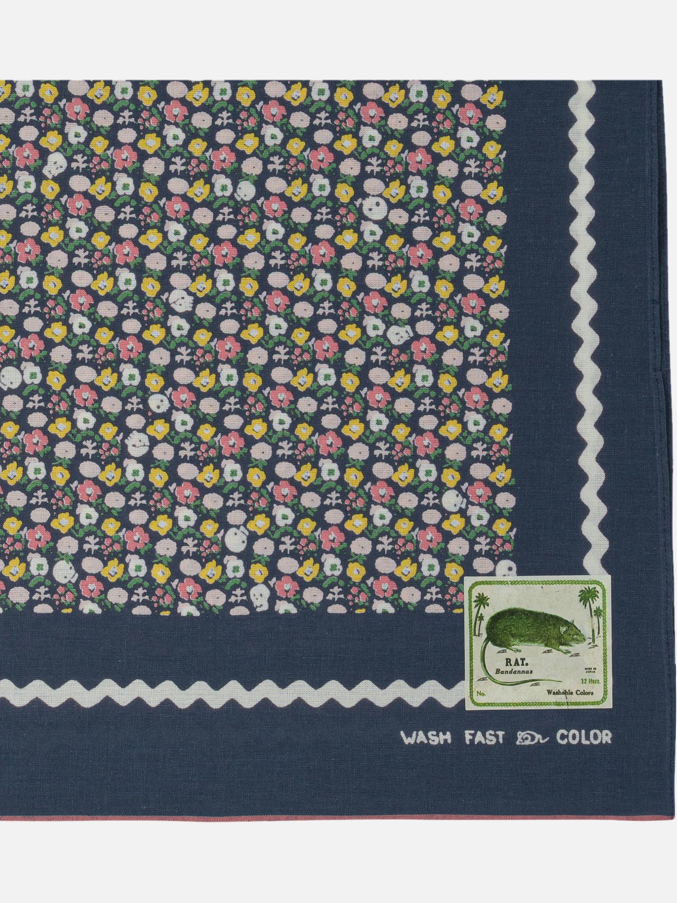 Silk scarves 100% cotton Blue - KAPITAL Men | PDP | VIETTI Online Store | Zoom-Modal_2