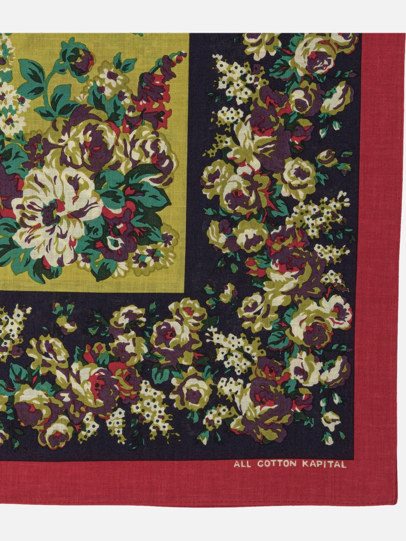 Silk scarves 100% cotton Red - KAPITAL Men | PDP | VIETTI Online Store | Zoom-Modal_2