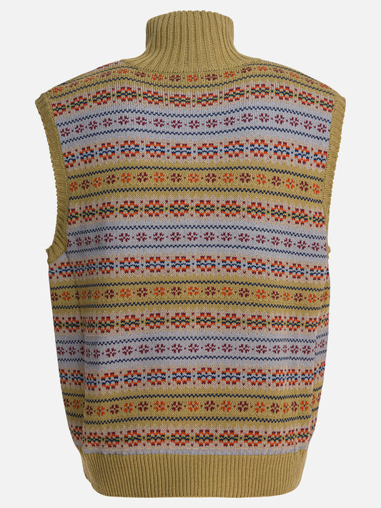 Vests Embroidered Beige - KAPITAL Men | PLP | VIETTI Online Store | 2