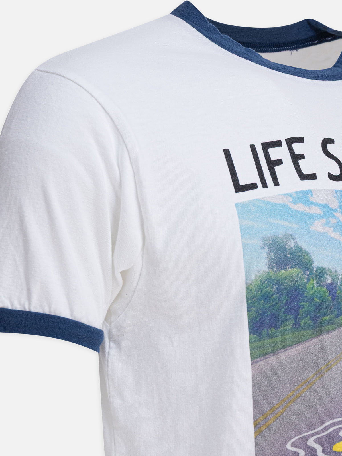 KAPITAL "Tenjiku Ringer" T-shirt White