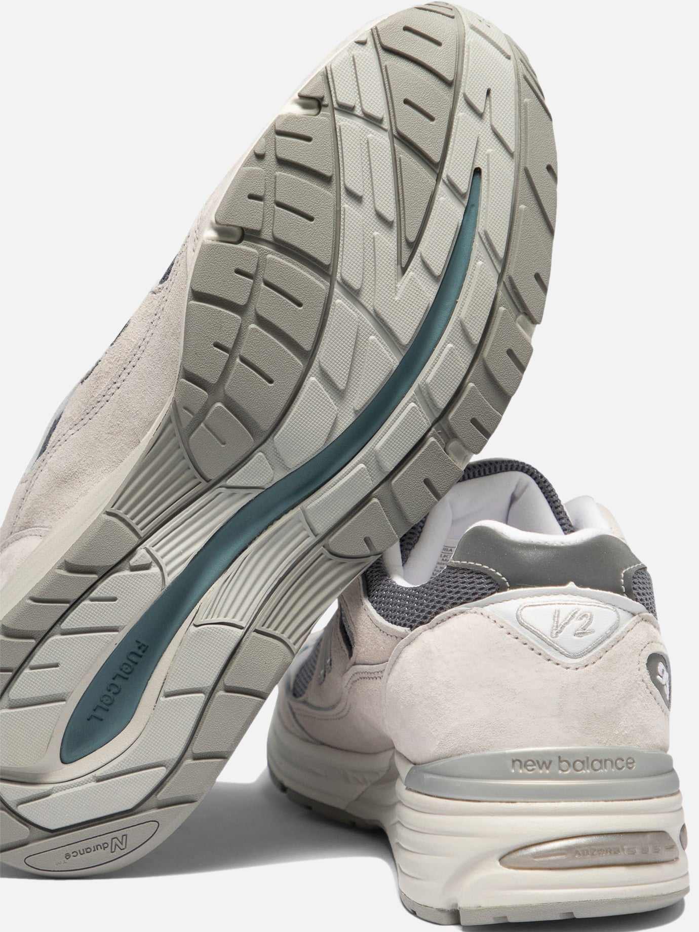 Low top sneakers 90% suede 10% mesh - 100% rubber Grey - New Balance Men | PDP | VIETTI Online Store | Zoom-Modal_5