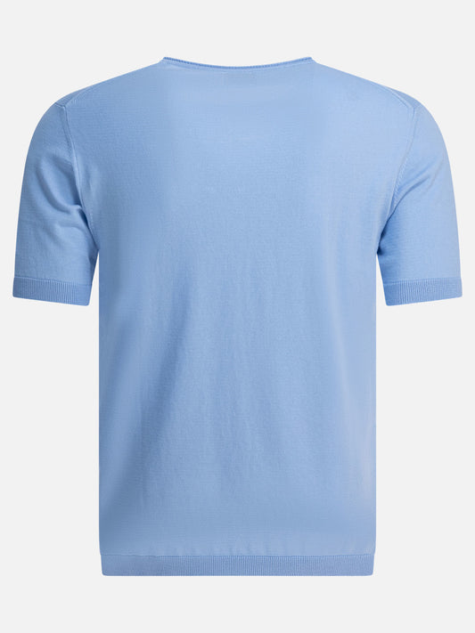 Crewneck t-shirts Solid colour Light blue - Rakkì Men | PLP | VIETTI Online Store | 2