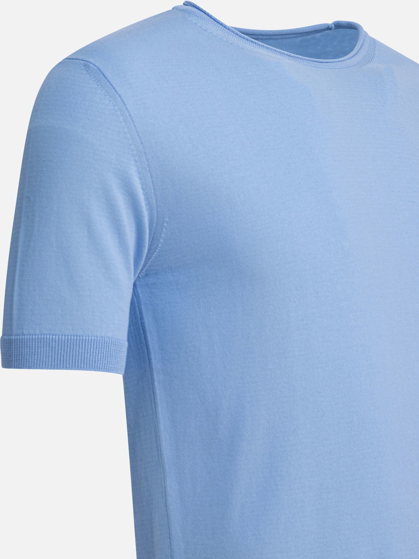 T-shirt girocollo Solid colour Azzurro - Rakkì Uomo | PDP | VIETTI Online Store | Zoom-Modal_4