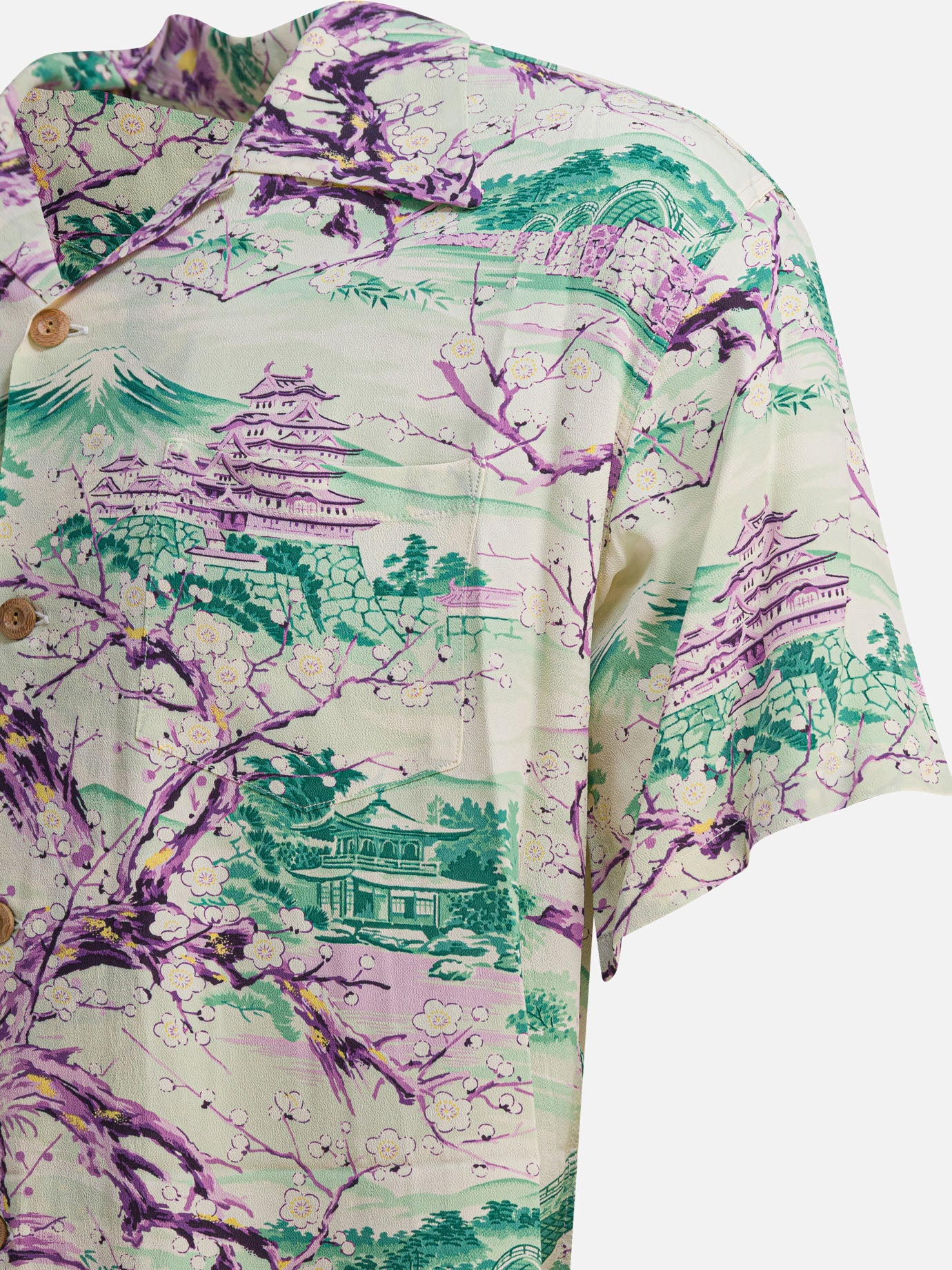 Casual shirts Graphics Green - Sun Surf Men | PDP | VIETTI Online Store | Zoom-Modal_4