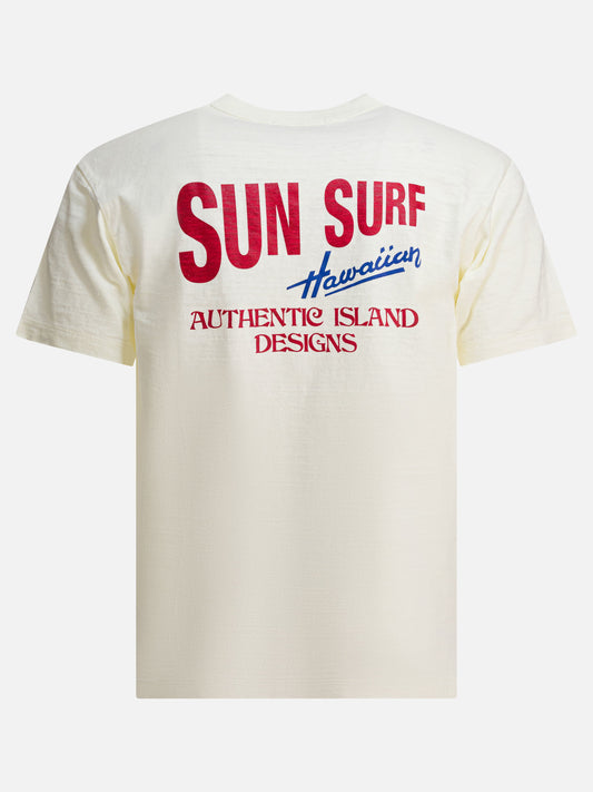 Crewneck t-shirts Logo Beige - Sun Surf Men | PDP | VIETTI Online Store | 2