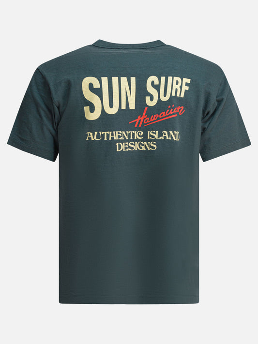 Crewneck t-shirts Logo Green - Sun Surf Men | PDP | VIETTI Online Store | 2