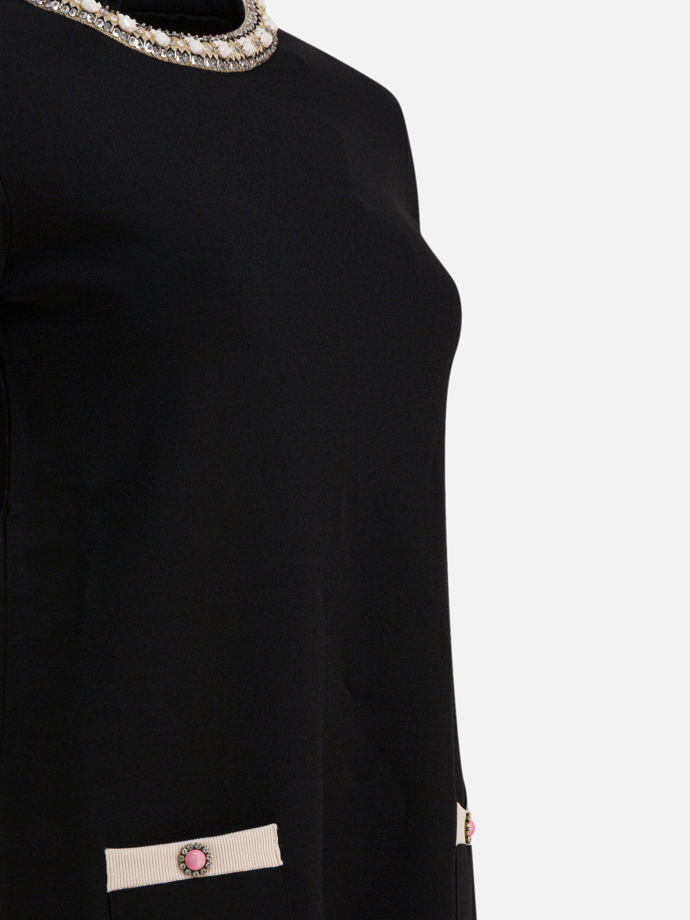 Mini dresses Solid colour Black - Valentino Women | PDP | VIETTI Online Store | Zoom-Modal_4