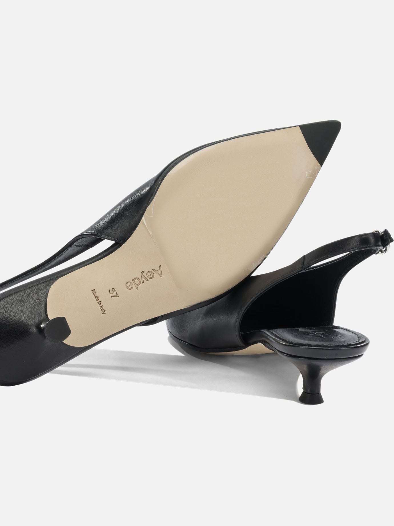 Slingbacks 100% nappa leather - 90% cow leather 10% rubber Black - Aeyde Women | PDP | VIETTI Online Store | Zoom-Modal_5