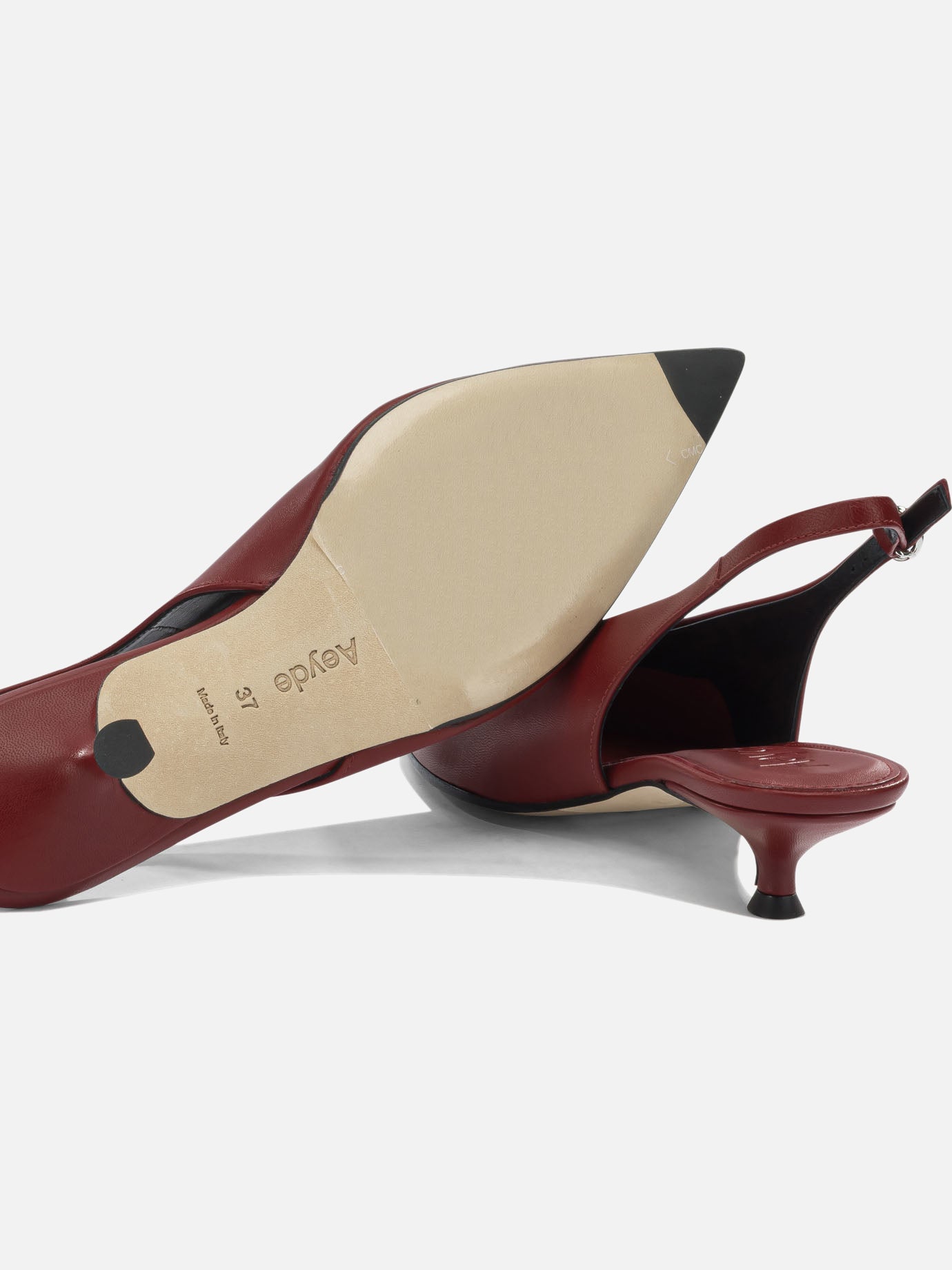 Slingbacks 100% nappa leather - 90% cow leather 10% rubber Bordeaux - Aeyde Women | PDP | VIETTI Online Store | Zoom-Modal_5