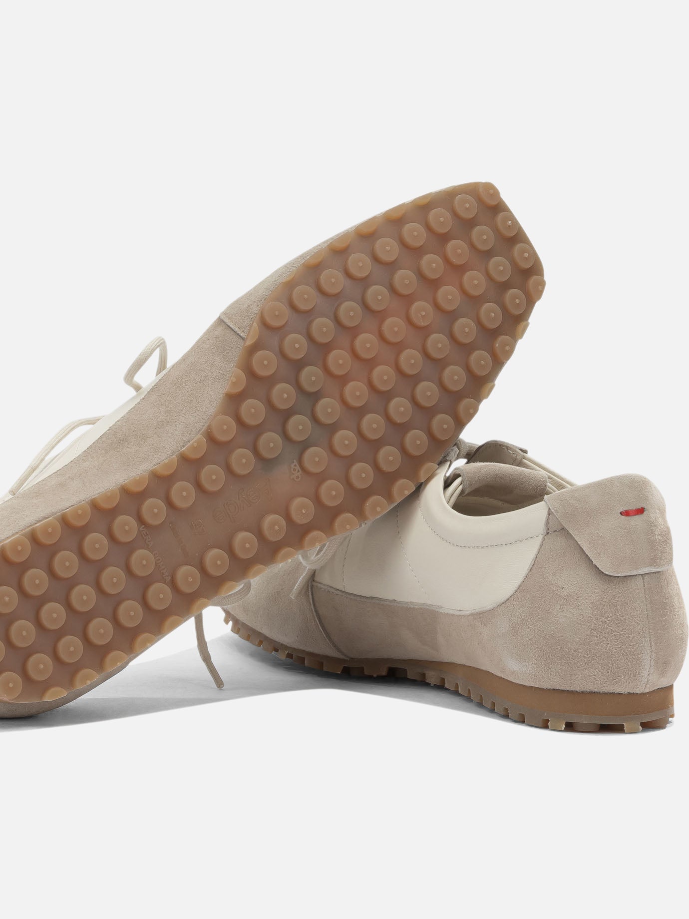 Low top sneakers 50% nappa leather 50% kid suede leather - 100% rubber Beige - Aeyde Women | PDP | VIETTI Online Store | Zoom-Modal_5