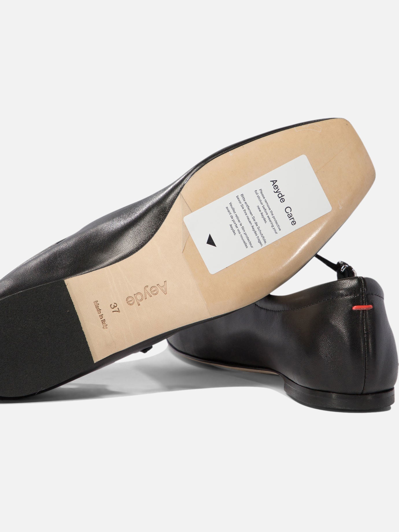 Mary Jane ballet flats 100% nappa leather - 100% leather Black - Aeyde Women | PDP | VIETTI Online Store | Zoom-Modal_5