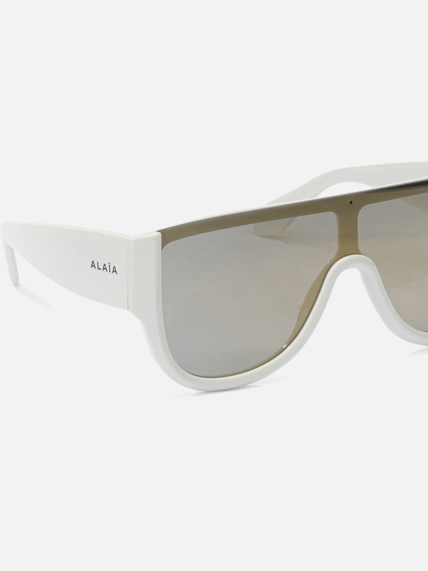 Square frame 100% acetate White - Alaïa Women | PDP | VIETTI Online Store | Zoom-Modal_2