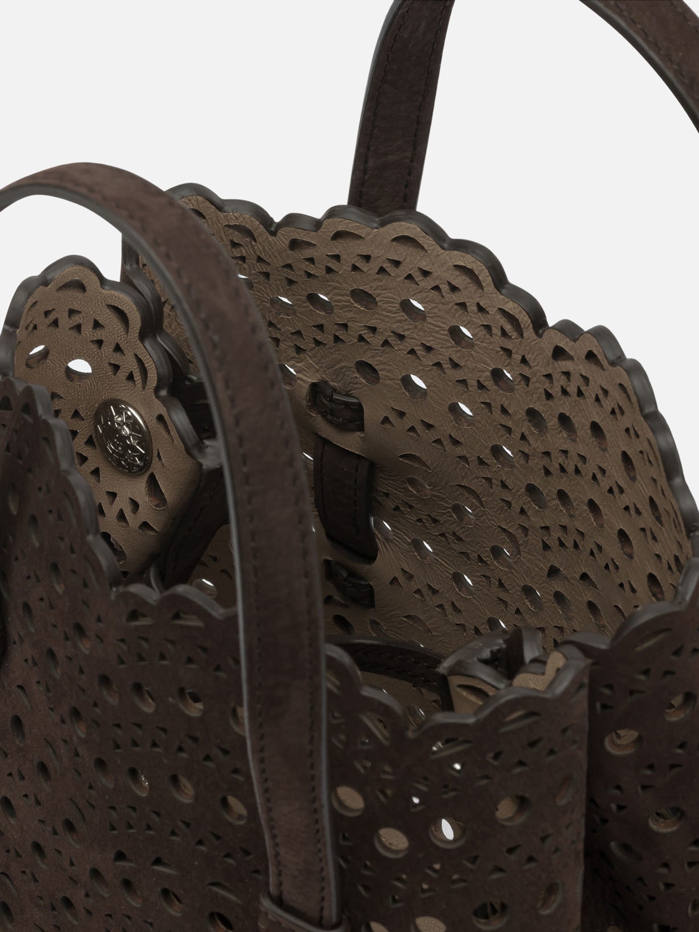 Small bags 100% calf leather Brown - Alaïa Women | PDP | VIETTI Online Store | Zoom-Modal_5