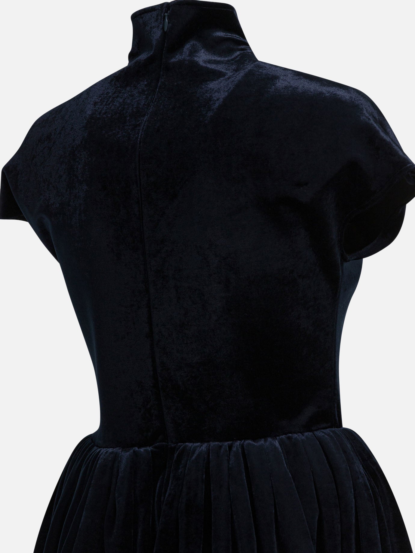 Mini dresses Solid colour Blue - Alaïa Women | PDP | VIETTI Online Store | Zoom-Modal_4