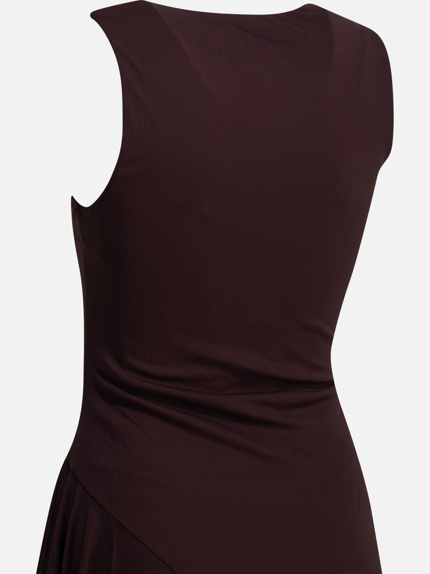 Midi dresses Solid colour Bordeaux - Alaïa Women | PDP | VIETTI Online Store | Zoom-Modal_6