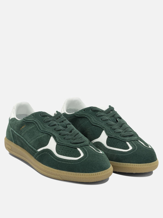 Low top sneakers 100% cow suede - 100% rubber Green - Alohas Women | PLP | VIETTI Online Store | 2