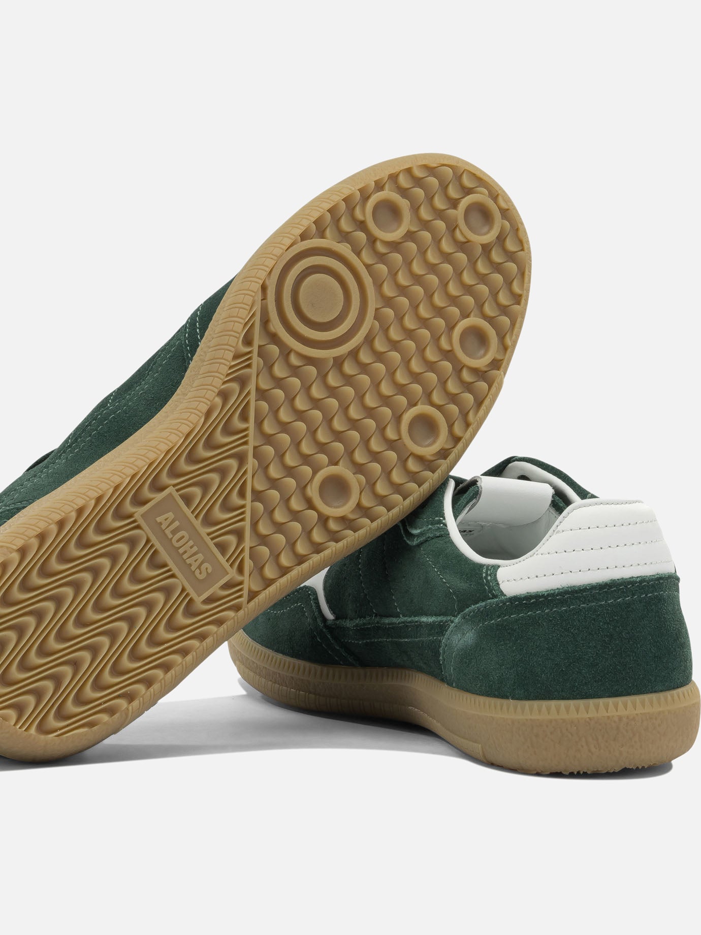 Low top sneakers 100% cow suede - 100% rubber Green - Alohas Women | PDP | VIETTI Online Store | Zoom-Modal_5