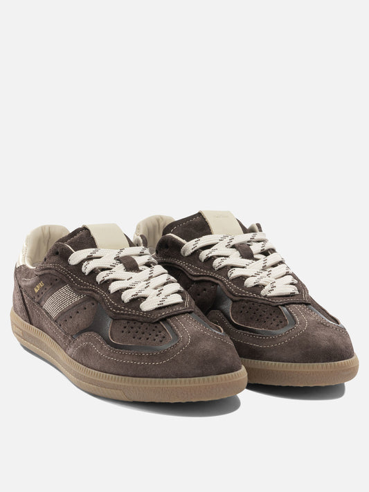 Low top sneakers 100% cow suede - 100% rubber Brown - Alohas Women | PLP | VIETTI Online Store | 2