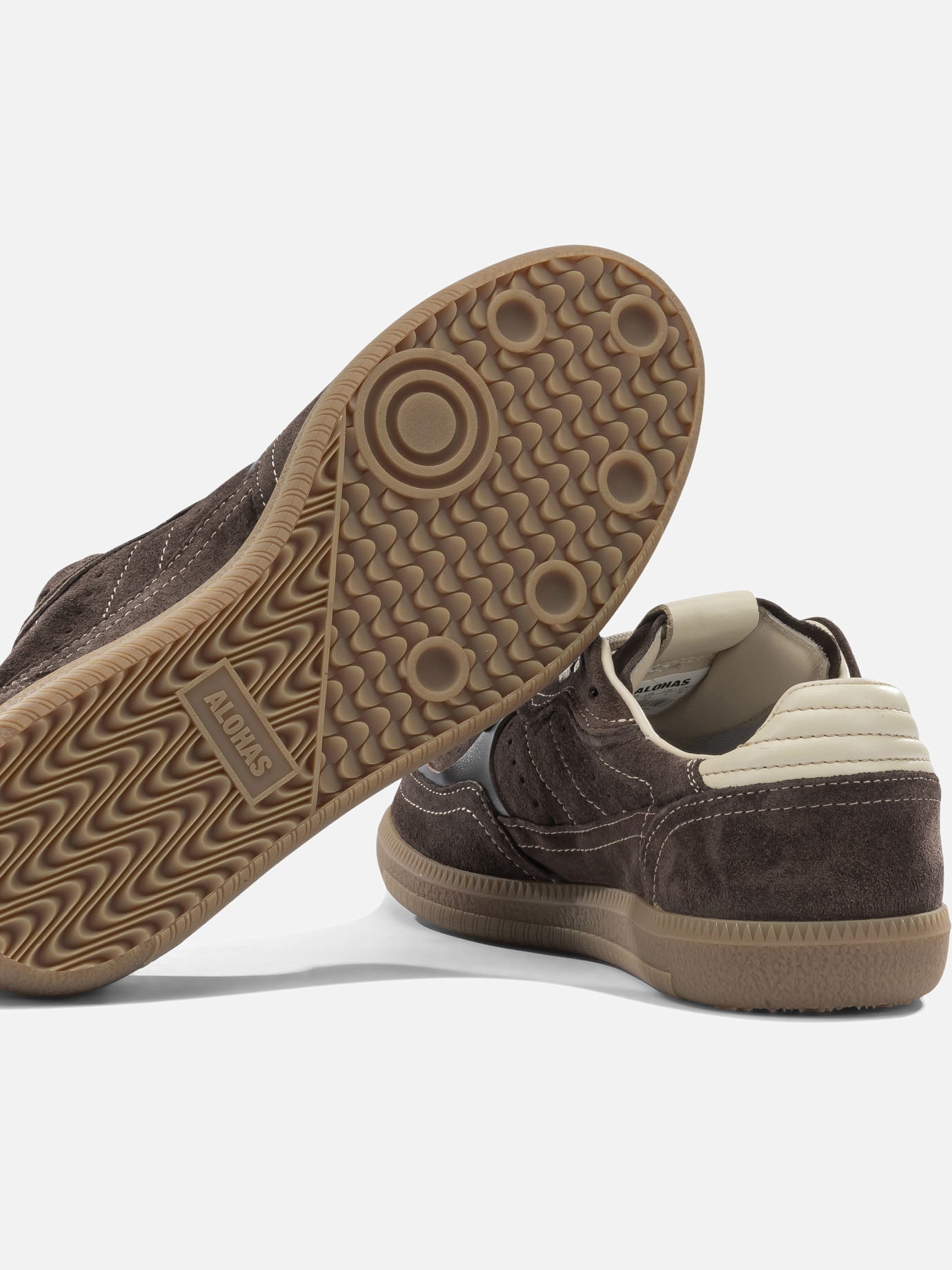 Low top sneakers 100% cow suede - 100% rubber Brown - Alohas Women | PDP | VIETTI Online Store | Zoom-Modal_5
