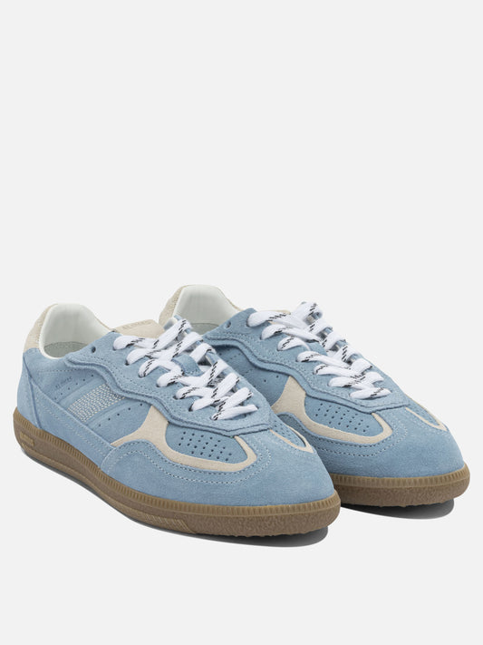 Low top sneakers 100% cow suede - 100% rubber Light blue - Alohas Women | PLP | VIETTI Online Store | 2