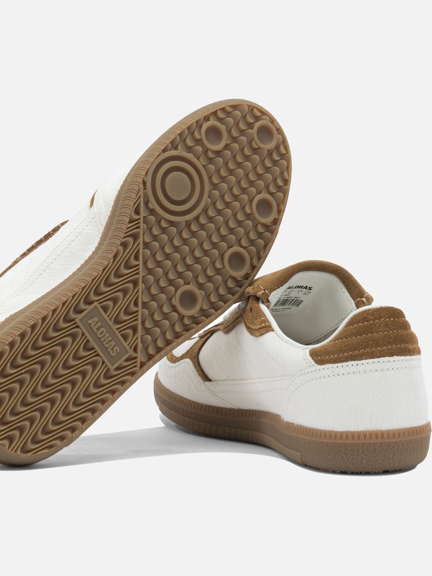 Low top sneakers 100% cow leather - 100% rubber Beige - Alohas Women | PDP | VIETTI Online Store | Zoom-Modal_5