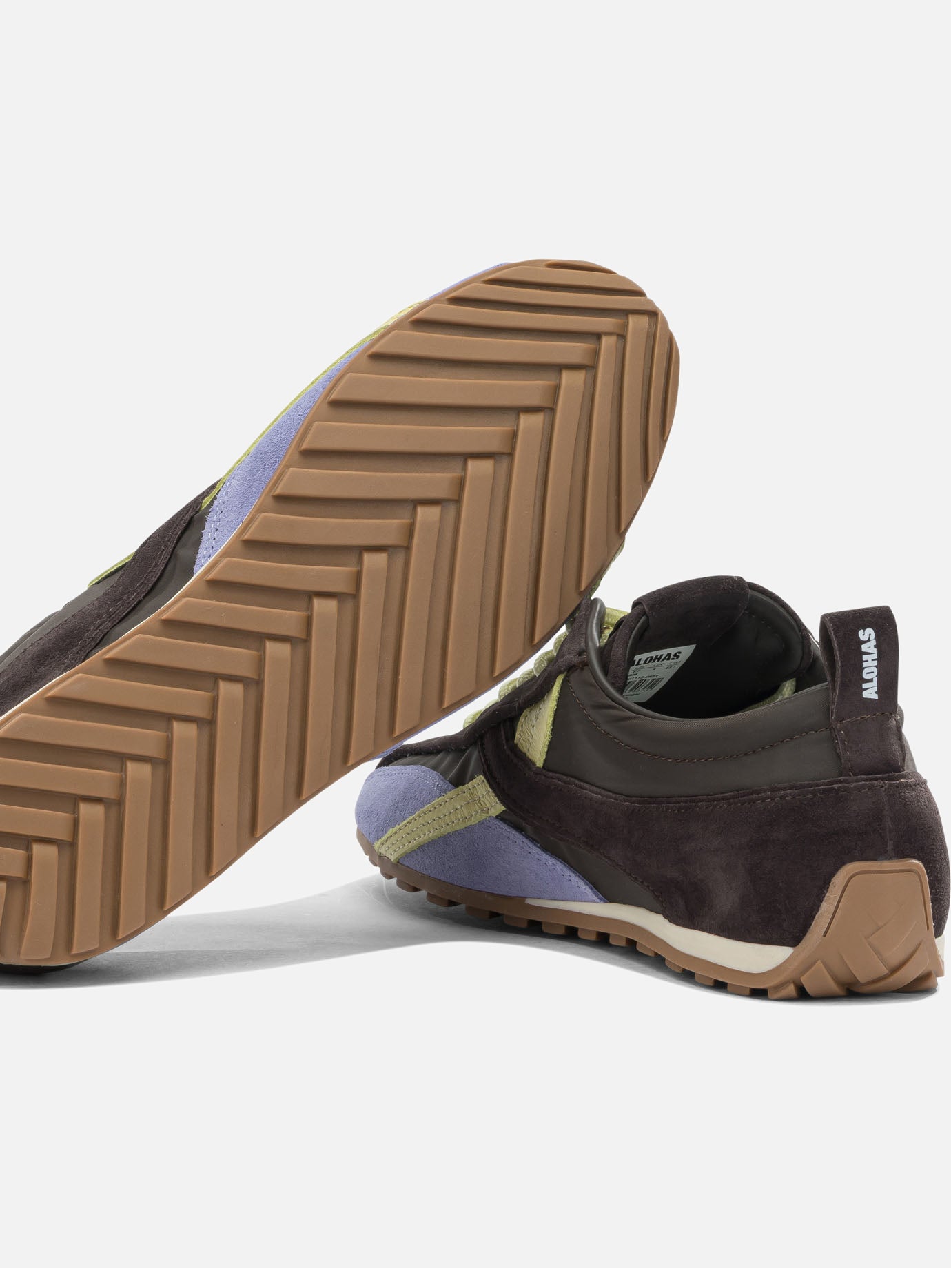 Low top sneakers 100% cow leather - 100% rubber Brown - Alohas Women | PDP | VIETTI Online Store | Zoom-Modal_5