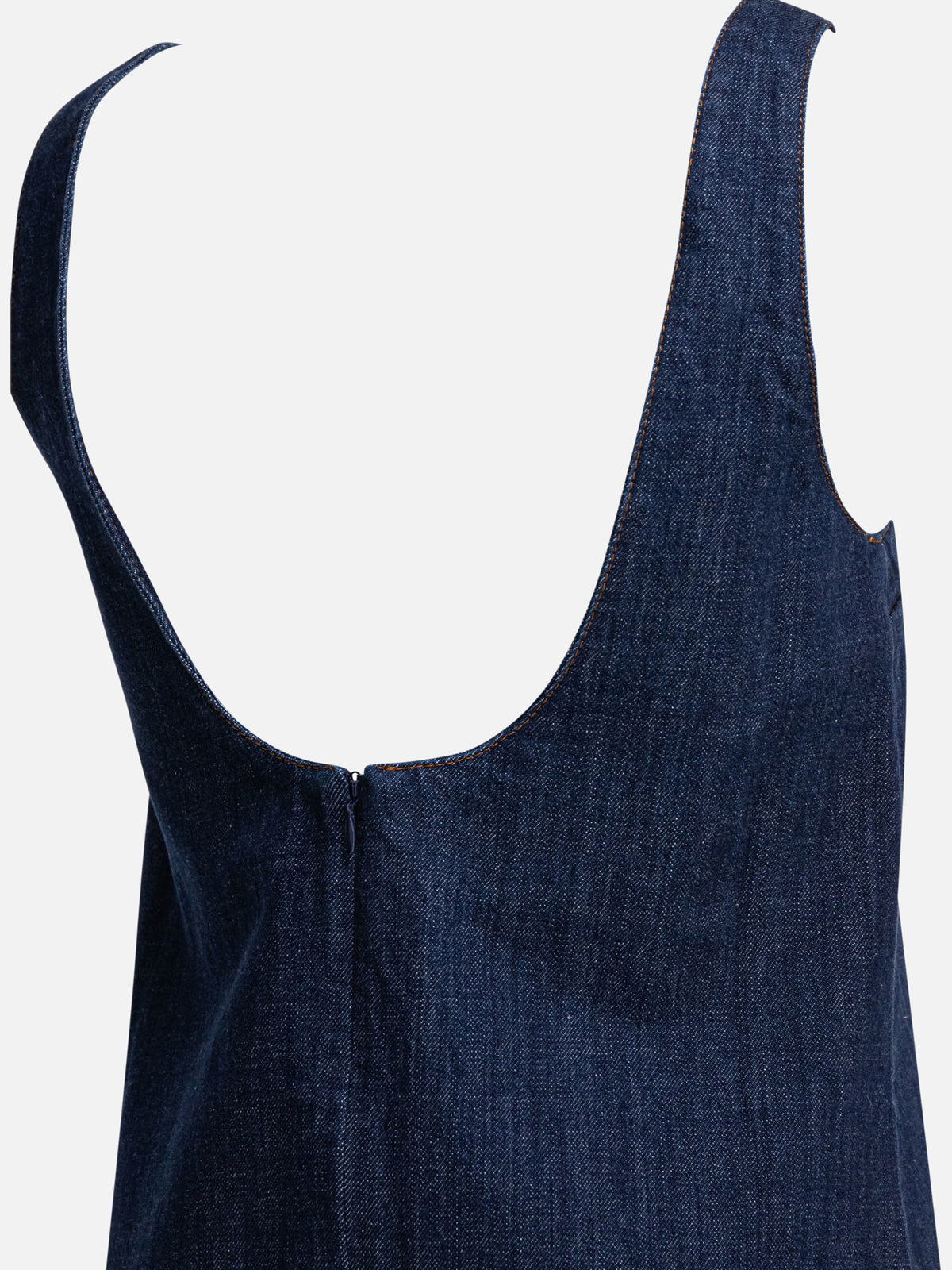 Ami Paris Short denim dress Blue