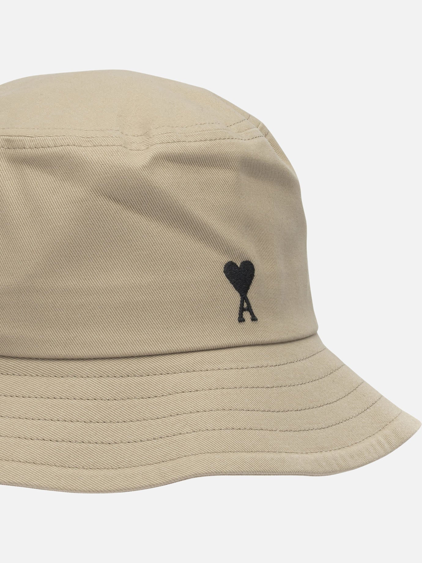 Bucket hats 100% cotton Beige - Ami Paris Women | PDP | VIETTI Online Store | Zoom-Modal_4