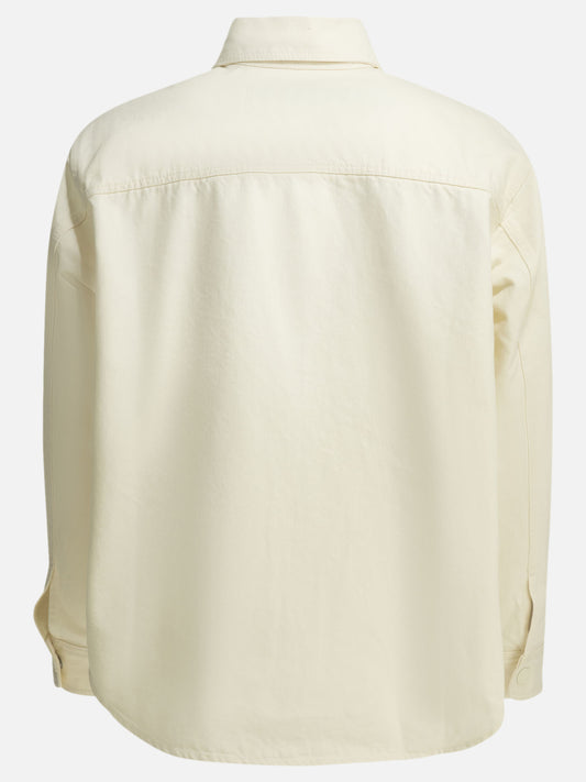 Giacche overshirt Logo Bianco - Ami Paris Uomo | PLP | VIETTI Online Store | 2