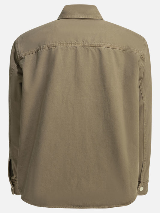 Giacche overshirt Logo Beige - Ami Paris Uomo | PLP | VIETTI Online Store | 2