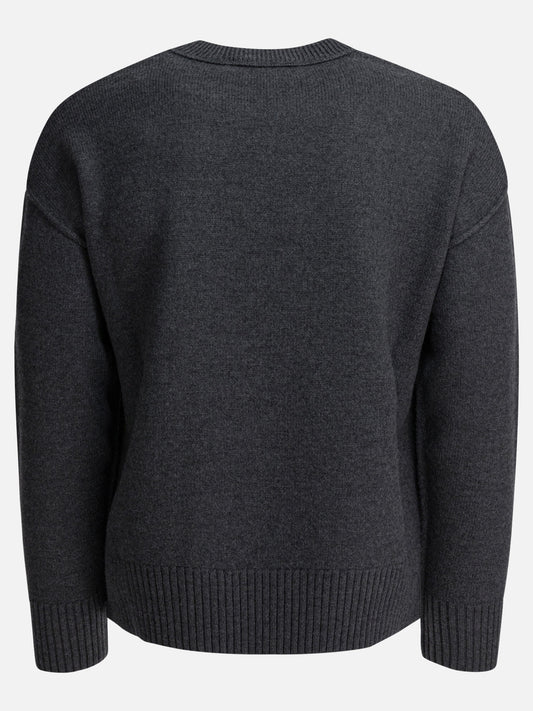 Crewneck sweaters Logo Grey - Ami Paris Men | PLP | VIETTI Online Store | 2
