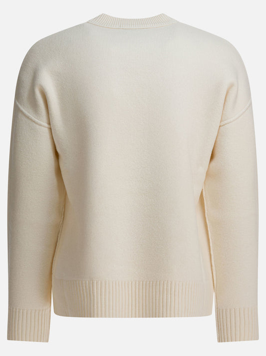 Crewneck sweaters Logo White - Ami Paris Men | PLP | VIETTI Online Store | 2