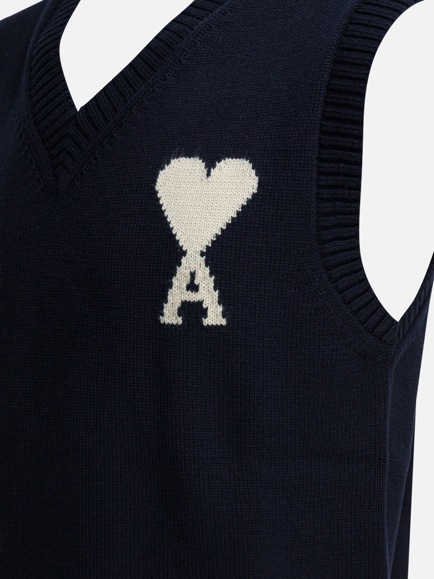 Vests Logo Blue - Ami Paris Men | PDP | VIETTI Online Store | Zoom-Modal_4