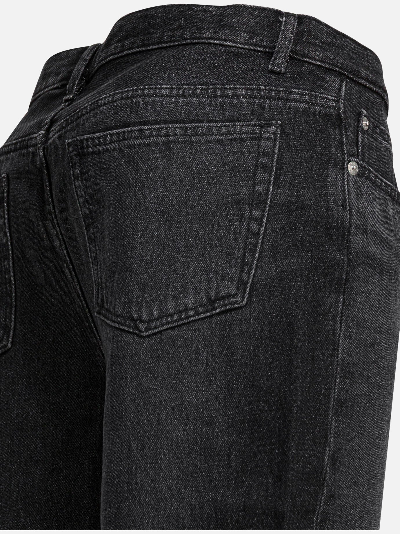 Straight-leg jeans Solid colour Black - A.P.C. Men | PDP | VIETTI Online Store | Zoom-Modal_4