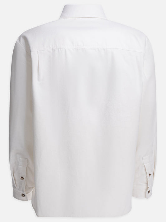 Overshirt jackets Solid colour White - A.P.C. Men | PLP | VIETTI Online Store | 2