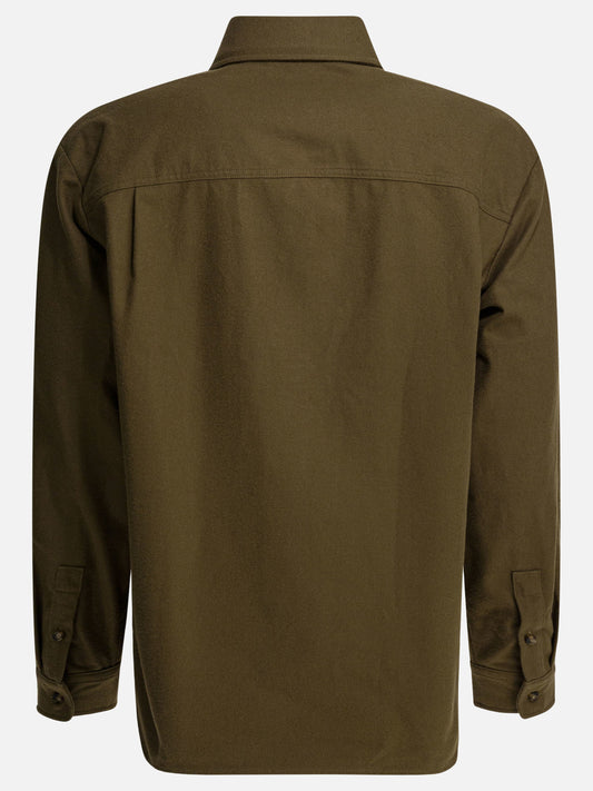 Overshirt jackets Solid colour Green - A.P.C. Men | PLP | VIETTI Online Store | 2