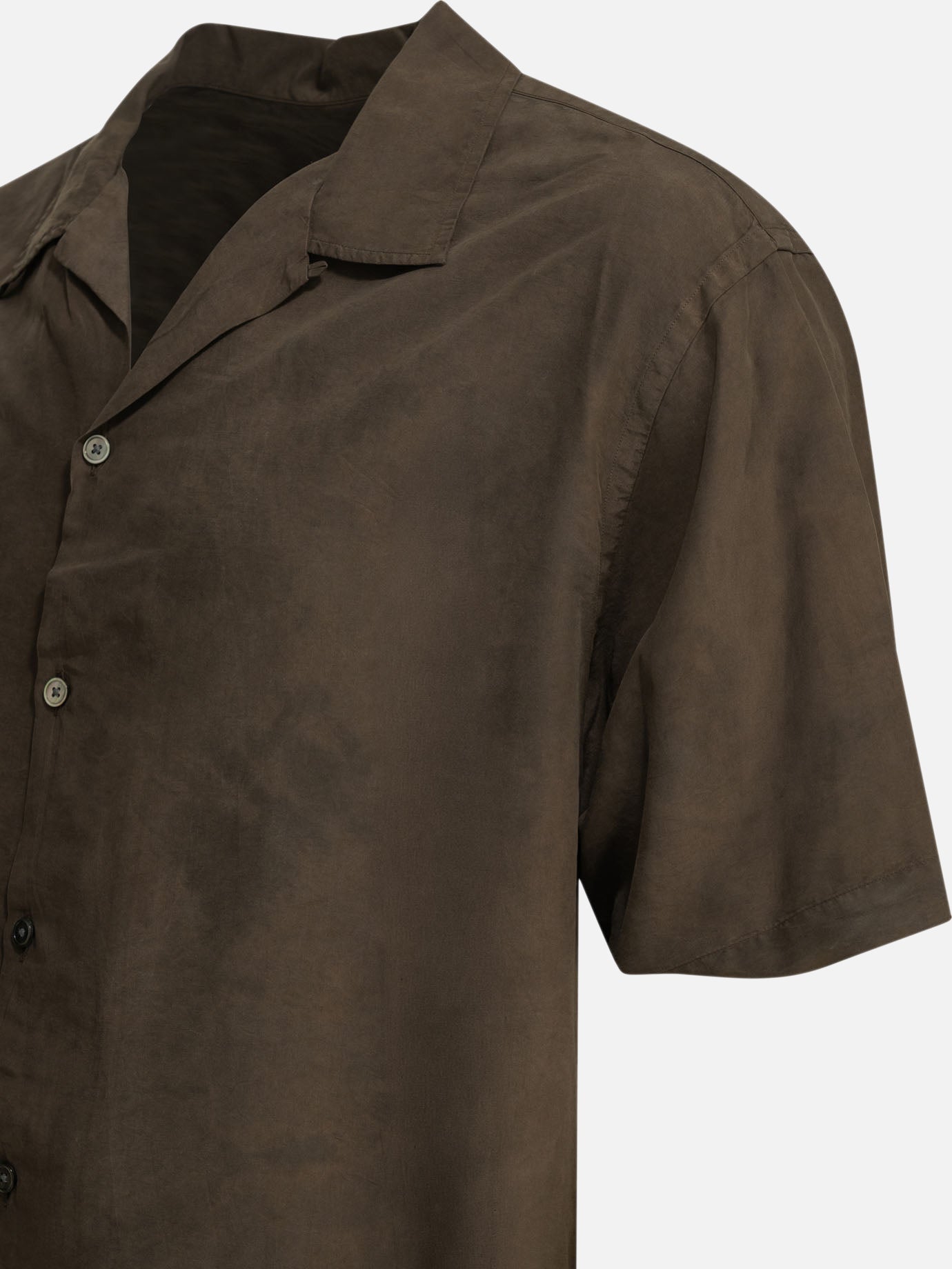 Casual shirts Solid colour Brown - A.Presse Men | PDP | VIETTI Online Store | Zoom-Modal_4