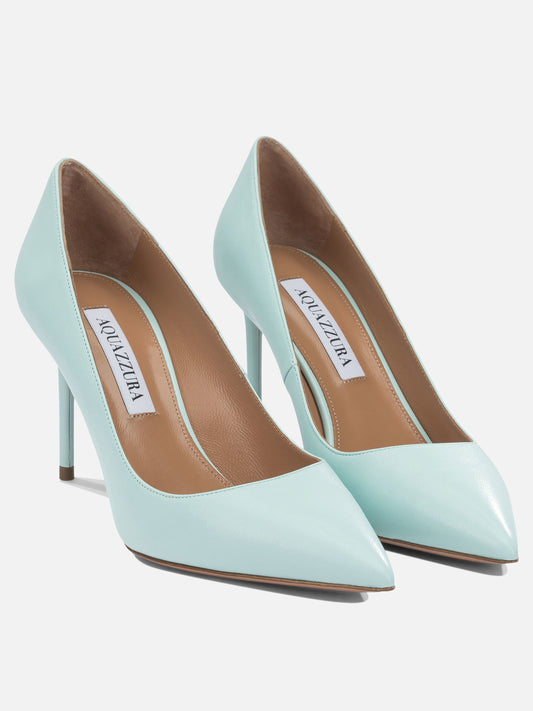 Pumps 100% leather - 100% leather Light blue - Aquazzura Women | PDP | VIETTI Online Store | 2
