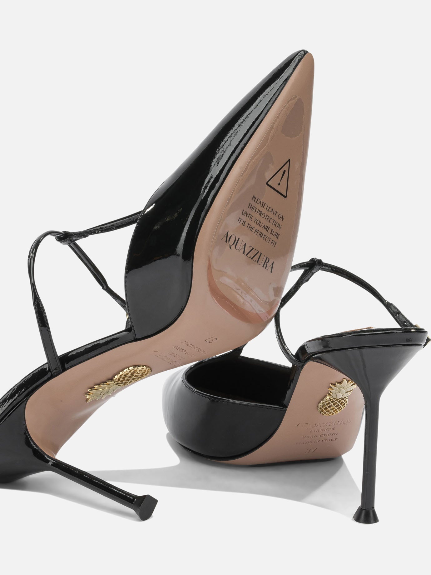 Mules 100% kid leather - 100% calf leather Black - Aquazzura Women | PDP | VIETTI Online Store | Zoom-Modal_5