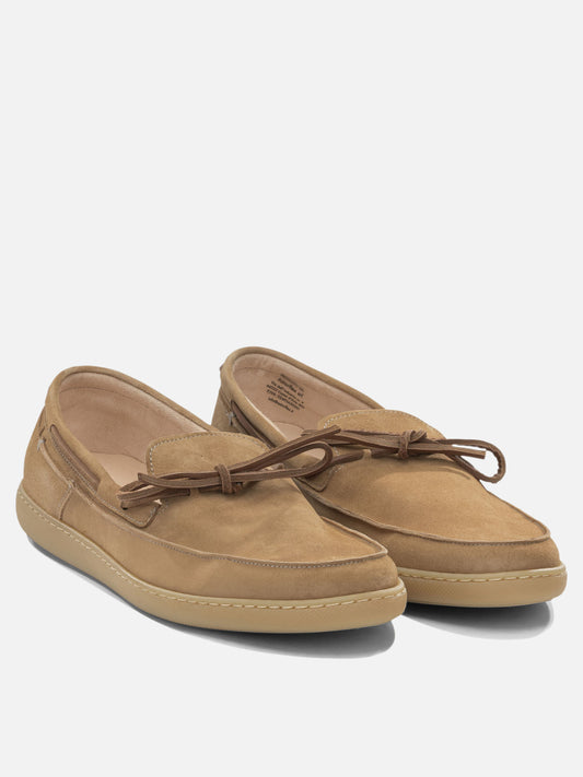 Laced loafers 100% suede leather - 100% rubber Beige - Astorflex Men | PLP | VIETTI Online Store | 2