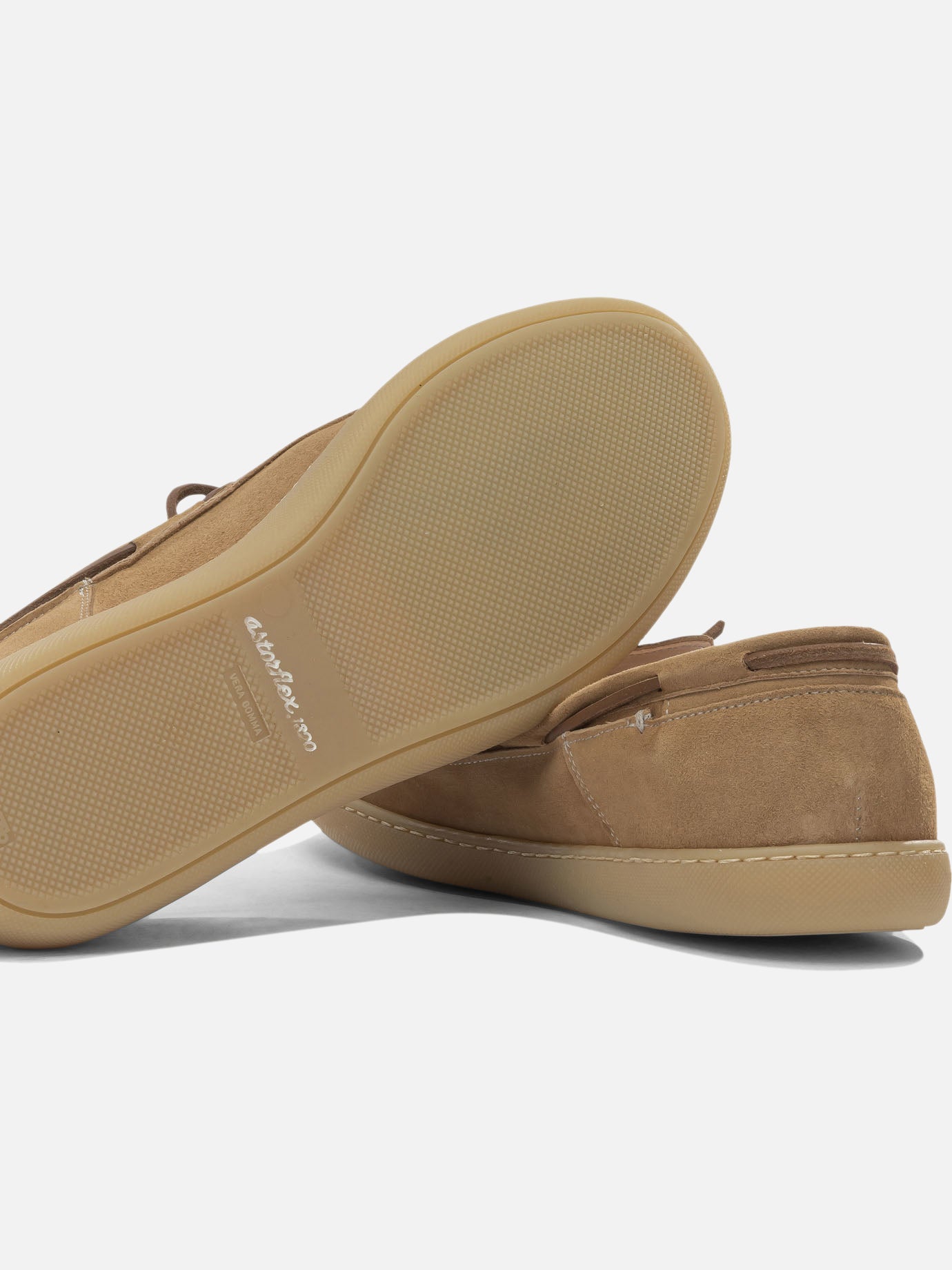 Laced loafers 100% suede leather - 100% rubber Beige - Astorflex Men | PDP | VIETTI Online Store | Zoom-Modal_5