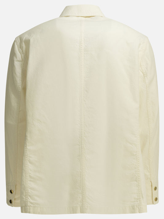 Overshirt jackets Solid colour White - Auralee Men | PLP | VIETTI Online Store | 2