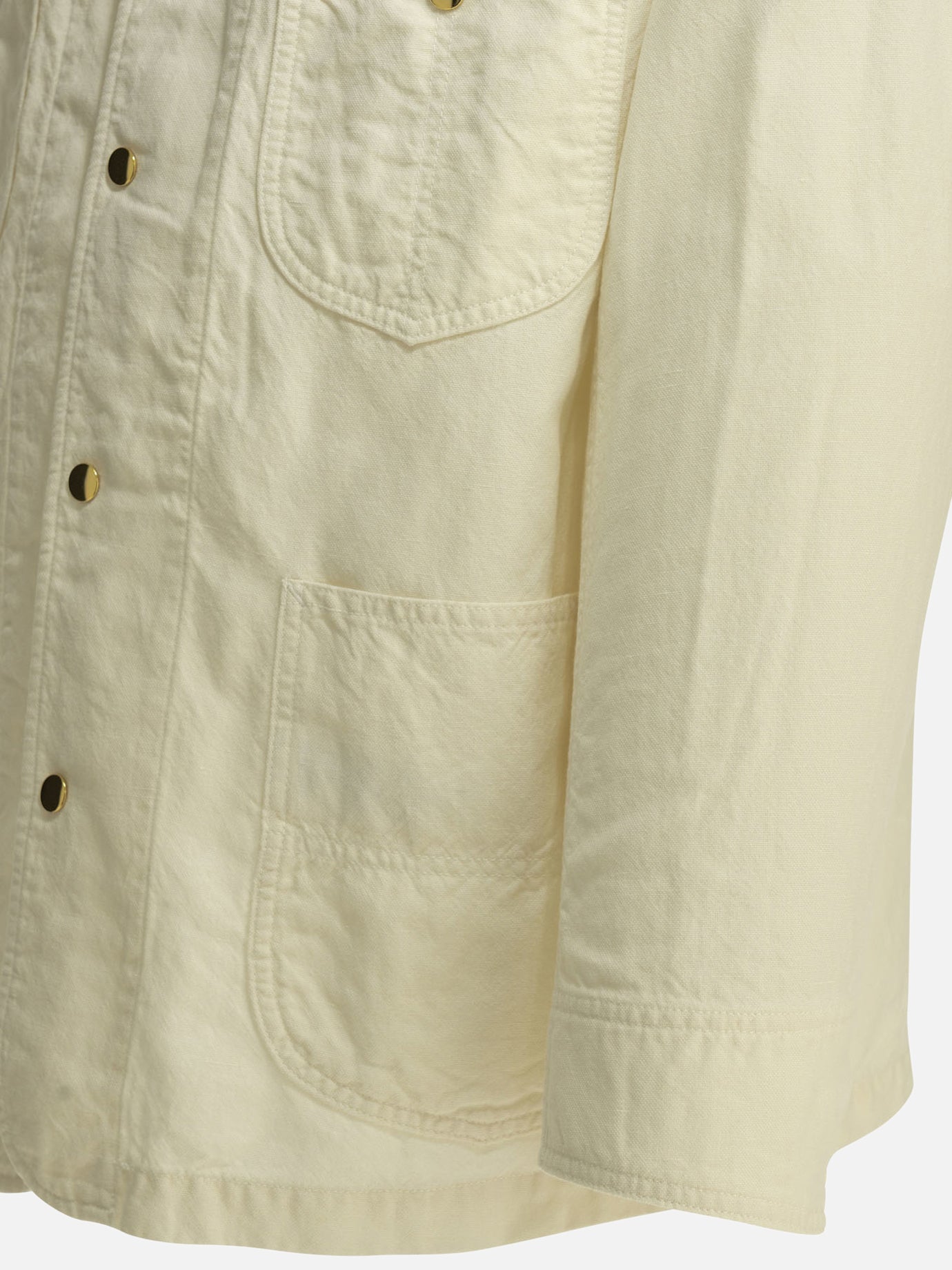 Overshirt jackets Solid colour White - Auralee Men | PDP | VIETTI Online Store | Zoom-Modal_4