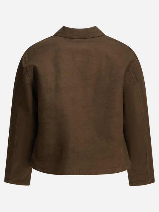 Overshirt jackets Solid colour Brown - Auralee Men | PLP | VIETTI Online Store | 2
