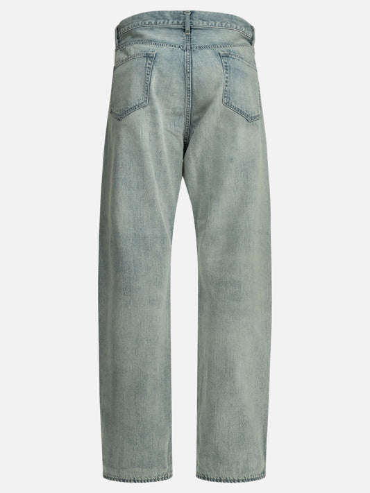 Jeans a gamba larga Solid colour Azzurro - Auralee Uomo | PLP | VIETTI Online Store | 2