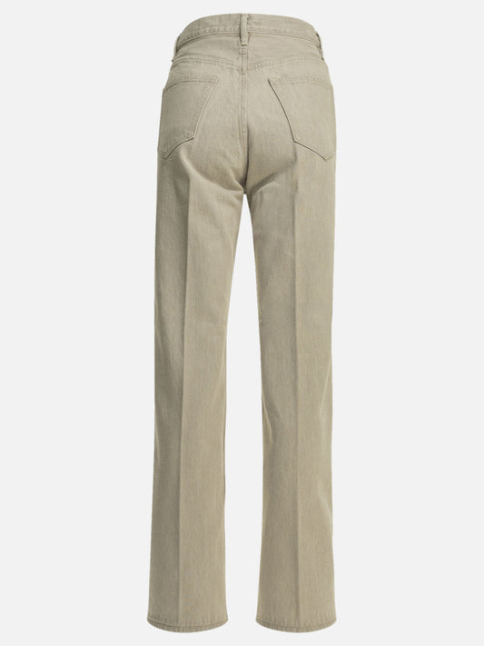 Straight-leg jeans Solid colour Grey - Auralee Women | PLP | VIETTI Online Store | 2