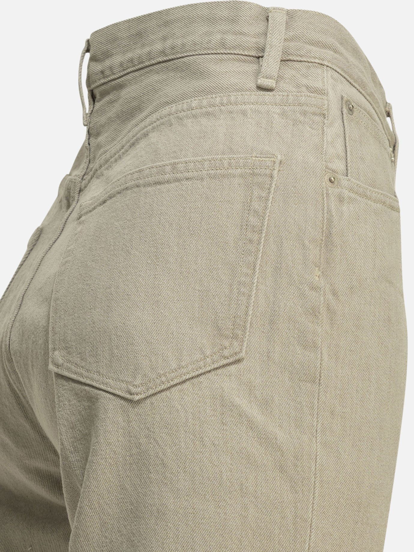 Straight-leg jeans Solid colour Grey - Auralee Women | PDP | VIETTI Online Store | Zoom-Modal_4