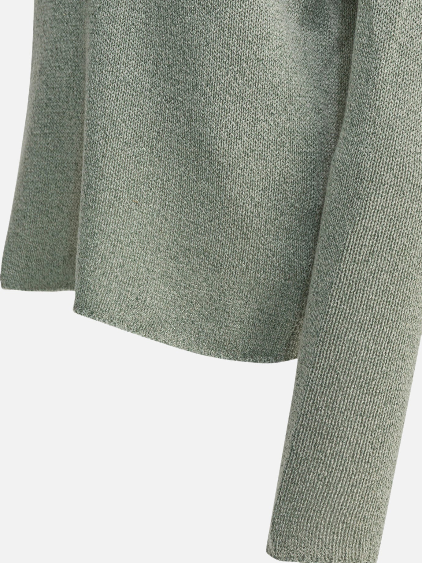 Crewneck sweaters Solid colour Green - Auralee Women | PDP | VIETTI Online Store | Zoom-Modal_4